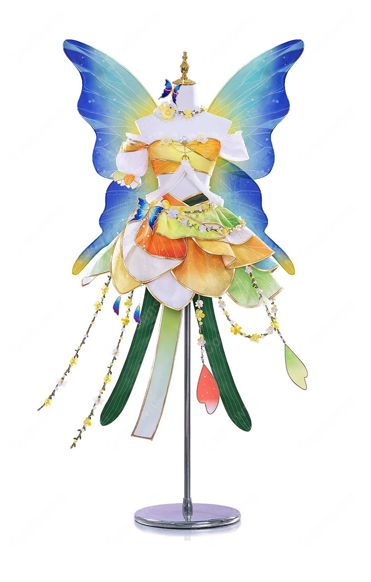 ラブライブ!スクフェス 星空凛 妖精の国編 お姉ちゃんみたい♪ 覚醒後 コスプレ衣装 翼付き対応-2