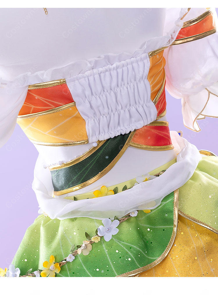 ラブライブ!スクフェス 星空凛 妖精の国編 お姉ちゃんみたい♪ 覚醒後 コスプレ衣装 翼付き対応-3