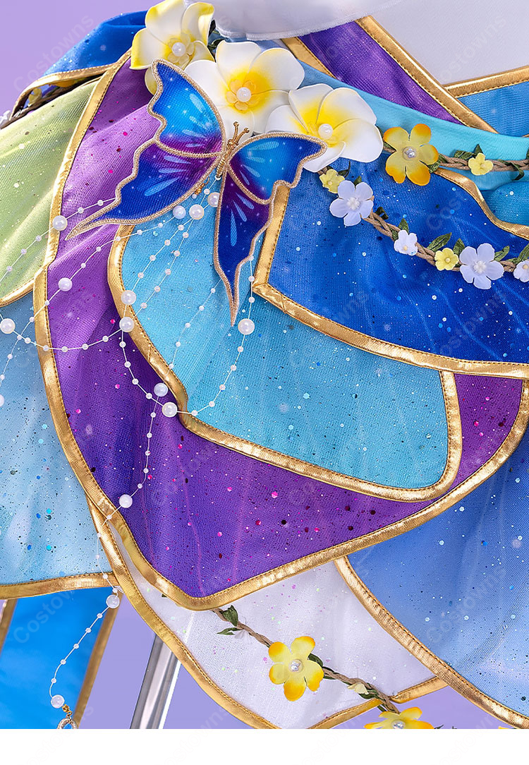 ラブライブ!スクフェス 絢瀬絵里 妖精の国編 いっしょに練習 覚醒後 コスプレ衣装-5