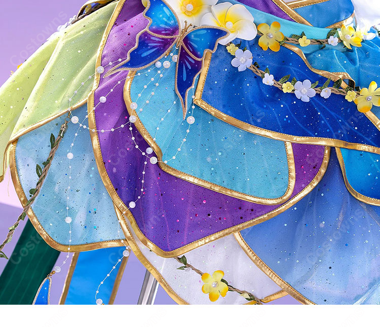 ラブライブ!スクフェス 絢瀬絵里 妖精の国編 いっしょに練習 覚醒後 コスプレ衣装-9