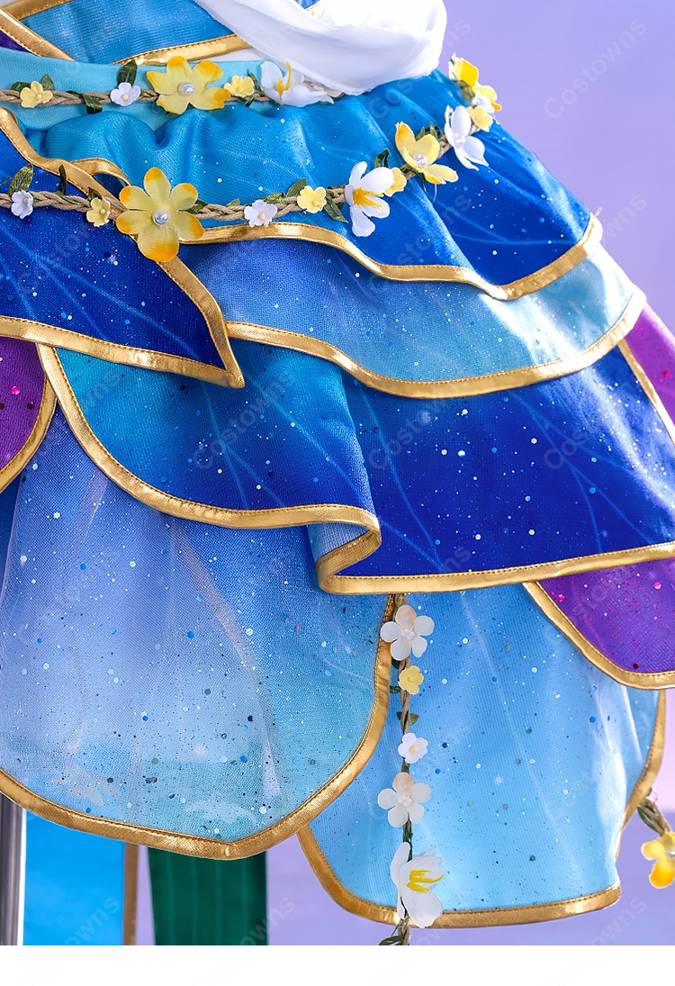 ラブライブ!スクフェス 絢瀬絵里 妖精の国編 いっしょに練習 覚醒後 コスプレ衣装-6