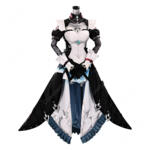 原神 ダニカ コスプレ衣装 メイド長Ver. ブラック×ホワイト ロングスカート衣装セット イベント・撮影向け