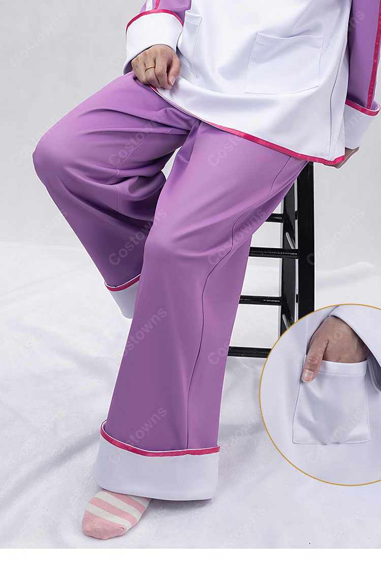 にじさんじ VOLTACTION Pajama Party! 渡会雲雀 コスプレ衣装 パジャマParty Ver. 上着 パンツ 靴下 髪飾り付き-8