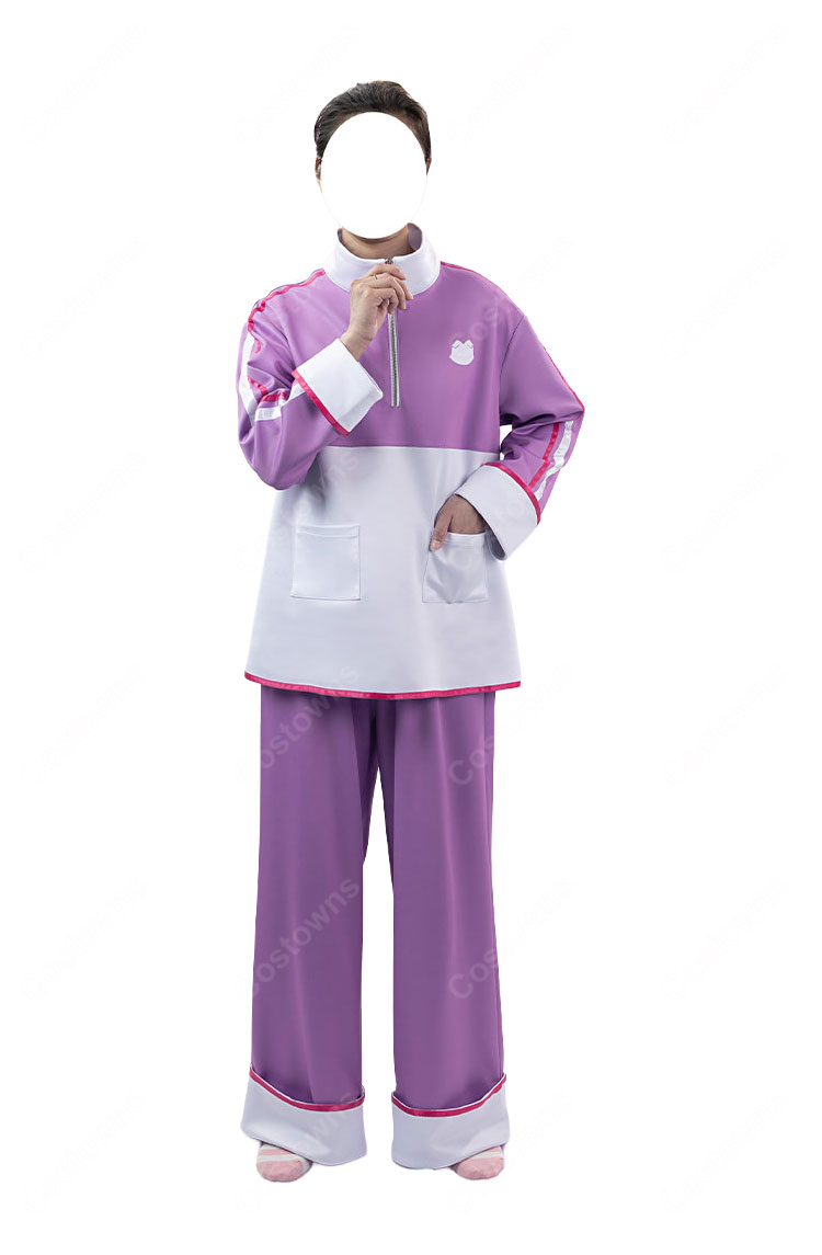 にじさんじ VOLTACTION Pajama Party! 渡会雲雀 コスプレ衣装 パジャマParty Ver. 上着 パンツ 靴下 髪飾り付き-2