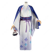 にじさんじ×極楽湯・RAKU SPA 星導ショウ 浴衣Ver. コスプレ衣装 和装セット 小物付き イベント撮影対応