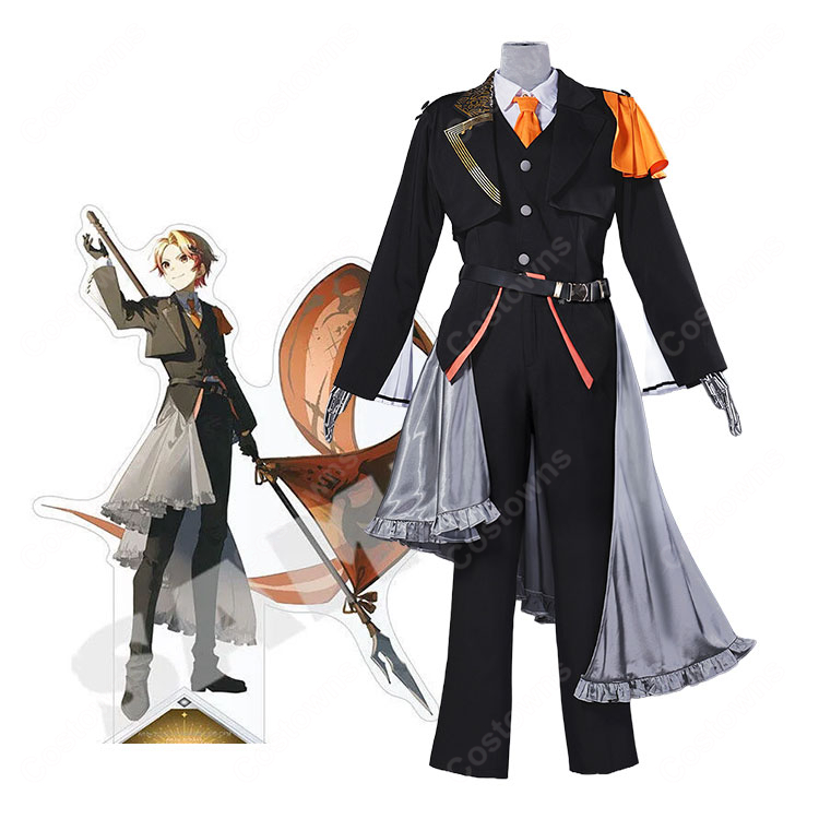 プロジェクトセカイ 6th Anniversary 感謝祭 天馬司 メインビジュアルVer. コスプレ衣装 ジャケット・ベスト・腰布セット-1