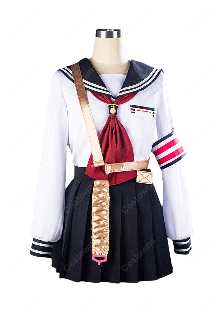 ブルーアーカイブ 七度ユキノ コスプレ衣装 SRT特殊学園 FOX小隊 セーラー制服風セット-2