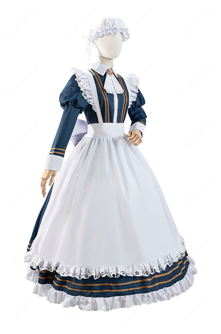 BOYS be MAID！～御曹司メイドボーイ部の日日～ 妃崎余花 クラシカルメイドボーイ コスプレ衣装 7点セット-3