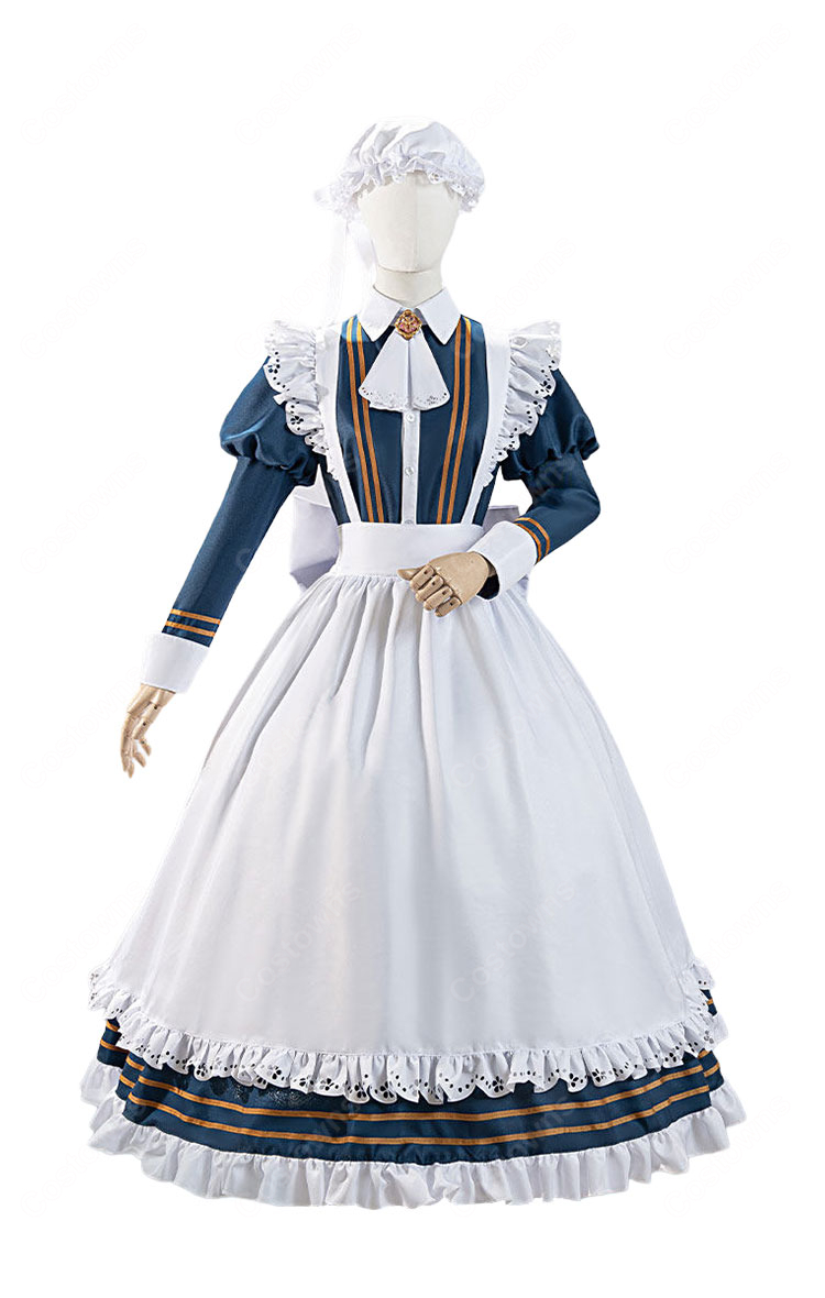 BOYS be MAID！～御曹司メイドボーイ部の日日～ 妃崎余花 クラシカルメイドボーイ コスプレ衣装 7点セット-2