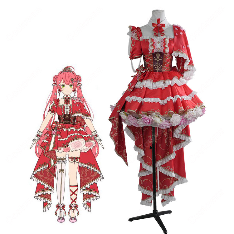 ホロライブ さくらみこ 2nd Live “Blooming Parade!!” ライブ衣装 コスプレ衣装 イベント・撮影向け-2