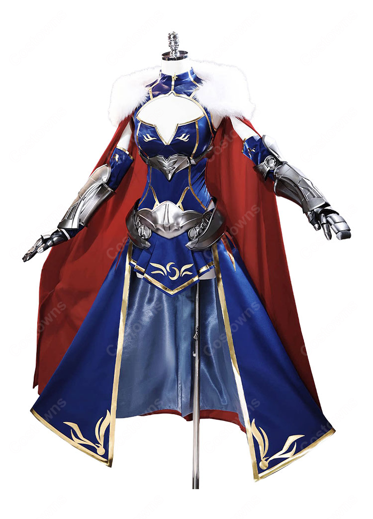 Fate/Grand Order アルトリア・ペンドラゴン(ランサー) 第三再臨 コスプレ衣装 マント・手袋付き 甲冑追加可-3
