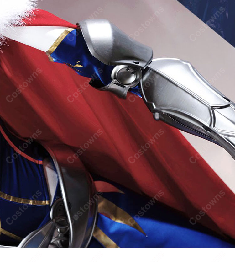 Fate/Grand Order アルトリア・ペンドラゴン(ランサー) 第三再臨 コスプレ衣装 マント・手袋付き 甲冑追加可-10