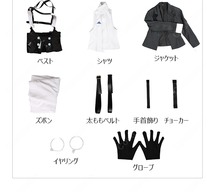 勝利の女神:NIKKE ブリッド:サイレントトラックVer. コスプレ衣装 ジャケット付きセット イベント撮影向け-8