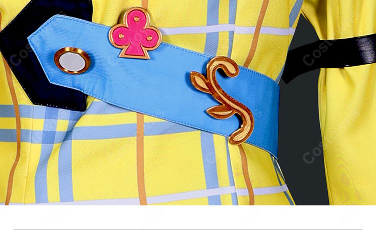 あんさんぶるスターズ!! 礼瀬マヨイ コトノハ衣装 コスプレ衣装 チェック柄ステージ衣装 アクセサリー付き-8