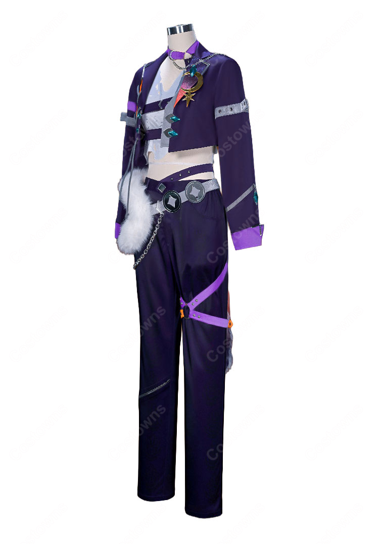 あんさんぶるスターズ!! 三毛縞斑 神崎颯馬 守沢千秋 羽風薫 ルーピンハロウィン コスプレ衣装-3