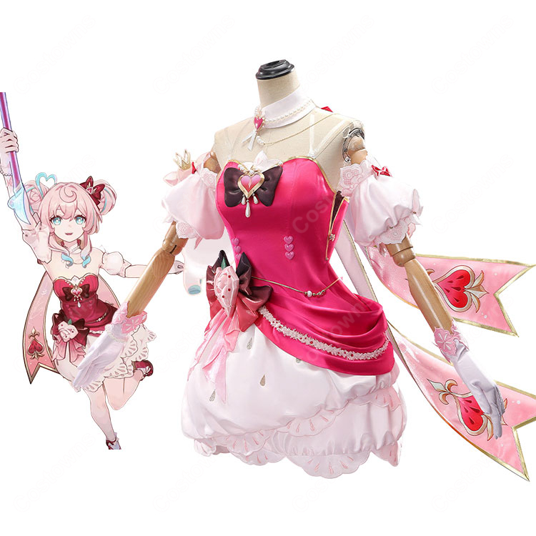 崩壊:スターレイル ヒアンシー 雲間からこぼれる陽光 コスプレ衣装 ドレスセット パーツ付き 撮影・イベント向け-1