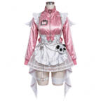 にじさんじ 笹木咲 新衣装 ジャージメイドVer. コスプレ衣装 ピンクジャージ メイド服 フルセット