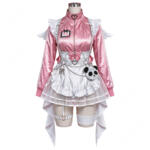 にじさんじ 笹木咲 新衣装 ジャージメイドVer. コスプレ衣装 ピンクジャージ メイド服 フルセット