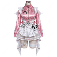 にじさんじ 笹木咲 新衣装 ジャージメイドVer. コスプレ衣装 ピンクジャージ メイド服 フルセット(にじさんじ コスプレ衣装)