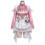 にじさんじ 笹木咲 新衣装 ジャージメイドVer. コスプレ衣装 ピンクジャージ メイド服 フルセット にじさんじ 0