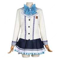 オンゲキ bright MEMORY 珠洲島有栖 コスプレ衣装 制服Ver. ジャケット・スカート・リボン付き(その他 コスプレ衣装)