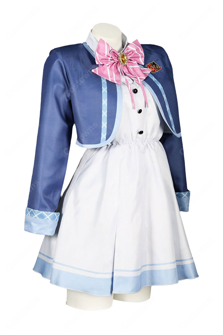 オンゲキ bright MEMORY マーチングポケッツ 柏木美亜 日向千夏 東雲つむぎ 制服 コスプレ衣装-3