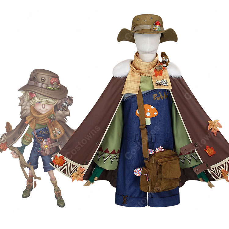 Identity V 第五人格 泣き虫 ロビー キャンプデー 遡及シリーズ コスプレ衣装 ケープ・帽子・バッグ付き-1