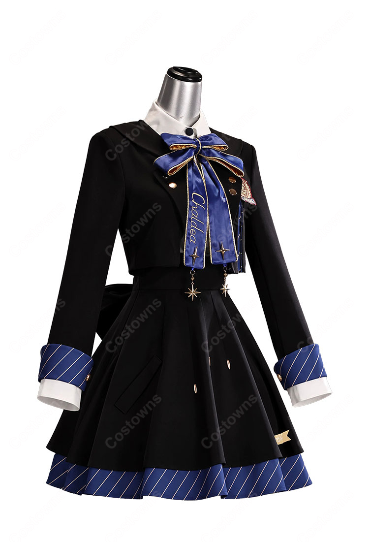 Fate/Grand Order マシュ・キリエライト 11周年記念 英霊学装Ver. コスプレ衣装 カルデア学園祭-2