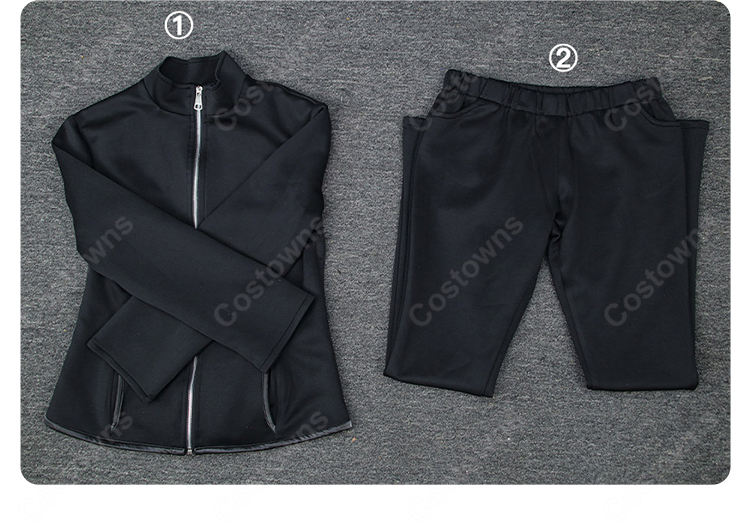Limbus Company リンバス・カンパニー 良秀 LCB囚人 コスプレ衣装 上着&パンツセット イベント・撮影用-10