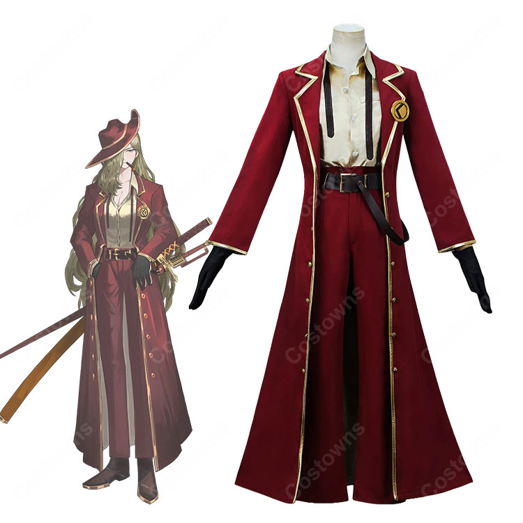Limbus Company リンバス・カンパニー ヴァレンチーナ コスプレ衣装 第9章 通常衣装 ロングコート 帽子付き-1