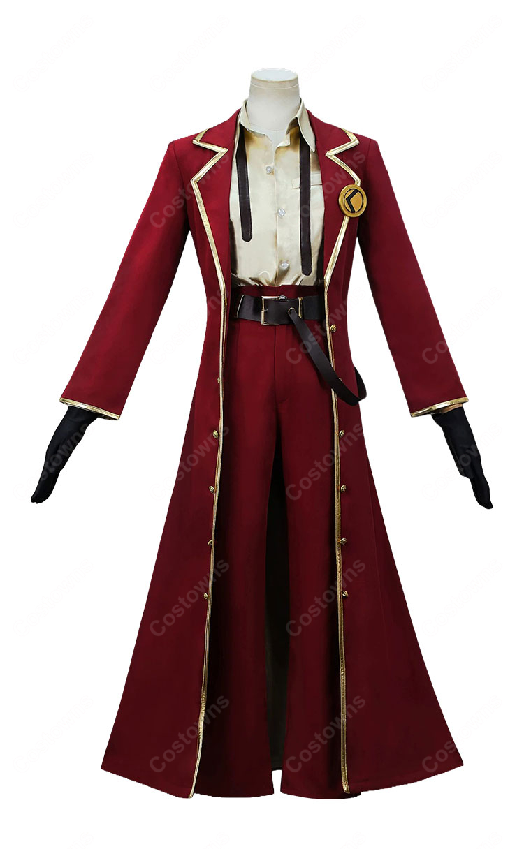 Limbus Company リンバス・カンパニー ヴァレンチーナ コスプレ衣装 第9章 通常衣装 ロングコート 帽子付き-2