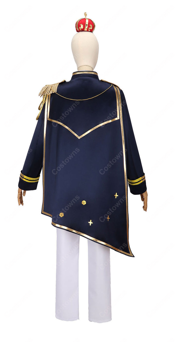 にじさんじ 卯月コウ 共通衣装 コスプレ衣装 王冠付き FANTASIA ステージ衣装 イベント・撮影向け-4