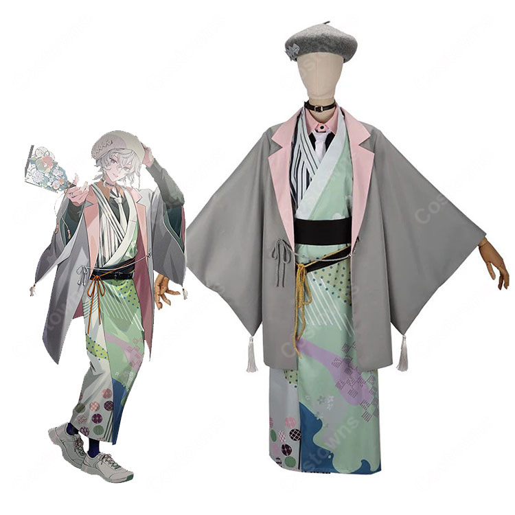 にじさんじ Dytica Happy Pack 2025 叢雲カゲツ コスプレ衣装 和装 ベレー帽付き-1
