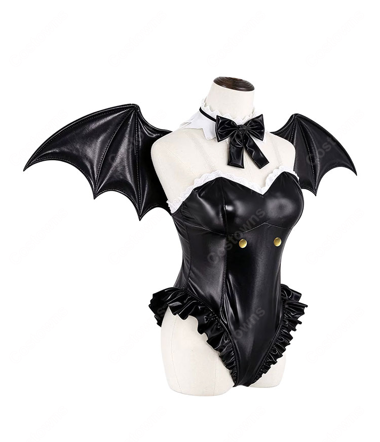 Re:ゼロから始める異世界生活 レム 幻夜の魔法使いver. コスプレ衣装 ハロウィン風7点セット-3