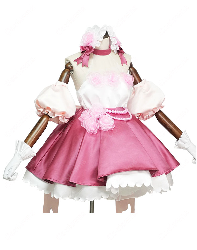 Re:ゼロから始める異世界生活 Royal Rose レム/ラム コスプレ衣装 ローズドレス イベント・撮影用-2