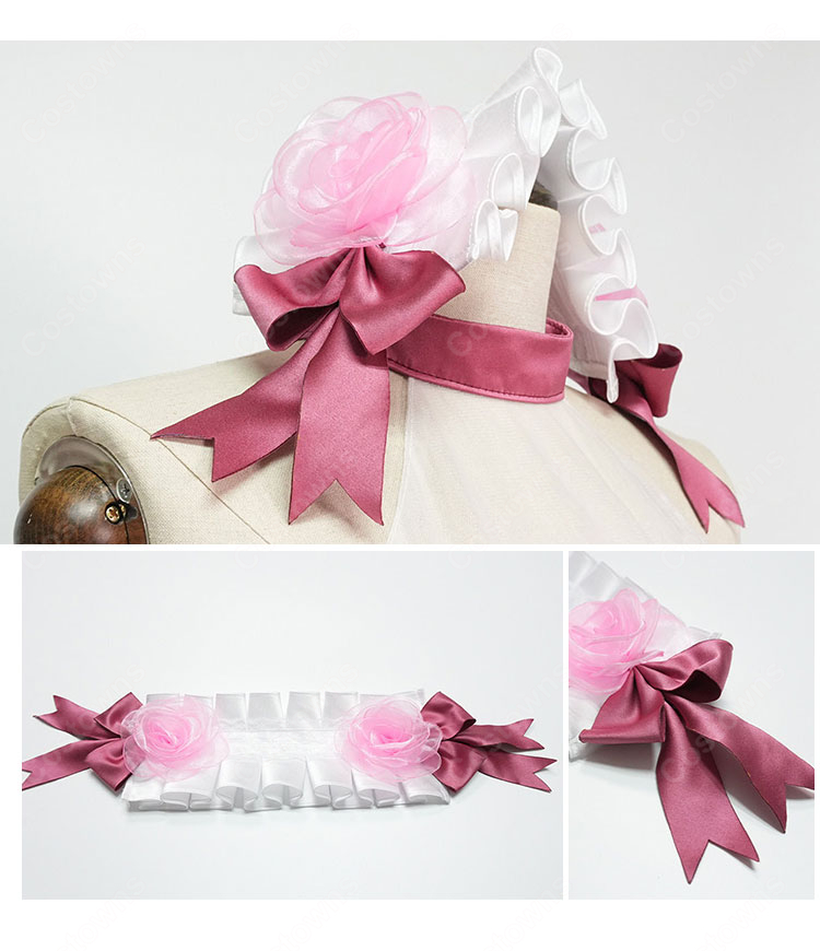 Re:ゼロから始める異世界生活 Royal Rose レム/ラム コスプレ衣装 ローズドレス イベント・撮影用-3