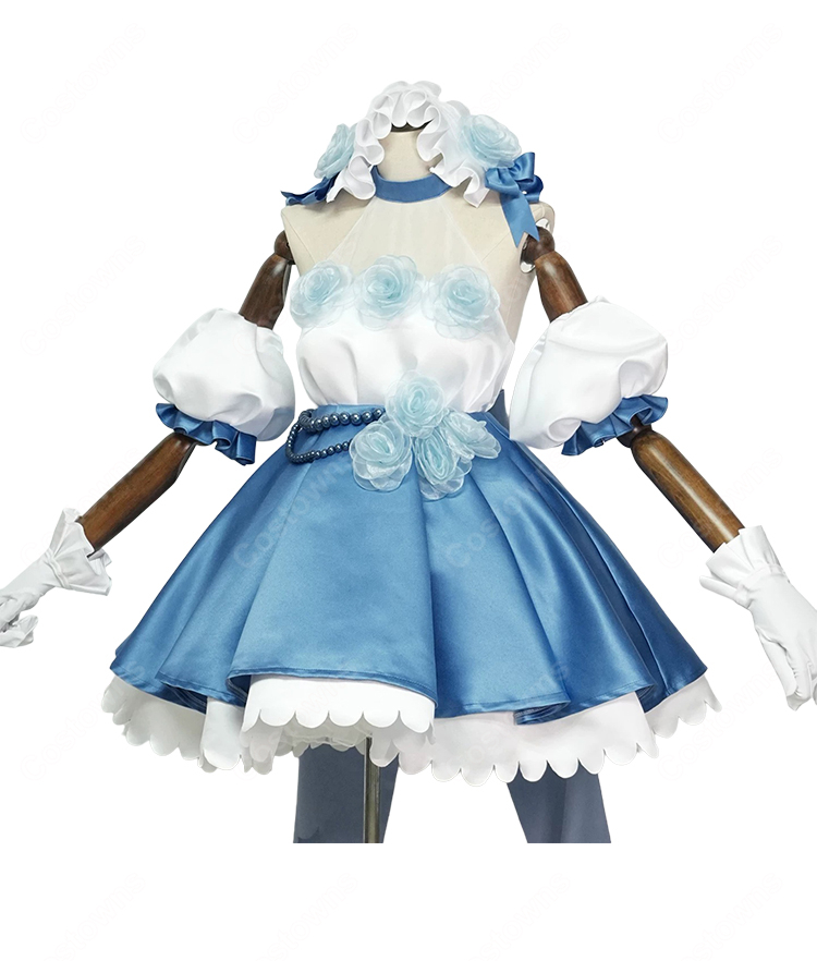 Re:ゼロから始める異世界生活 Royal Rose レム/ラム コスプレ衣装 ローズドレス イベント・撮影用-7
