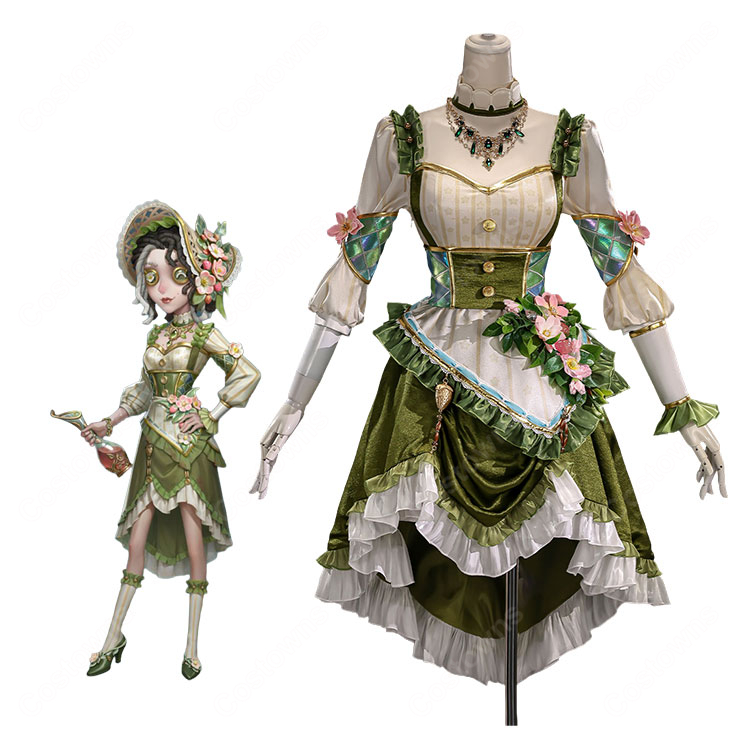 Identity V 第五人格 バーメイド デミ・バーボン 花野拾遺 SSR衣装 コスプレ衣装 フラワードレス-1