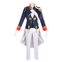 にじさんじ 夢追翔 共通衣装 コスプレ衣装 燕尾服風ジャケット・肩章付き 豪華6点セット VTuber ライブ・イベント・撮影向け(にじさんじ コスプレ衣装)