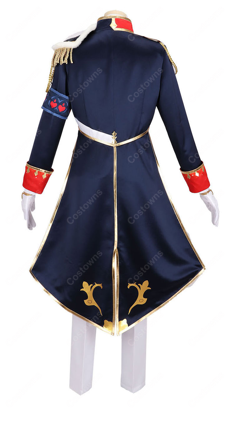 にじさんじ 夢追翔 共通衣装 コスプレ衣装 燕尾服風ジャケット・肩章付き 豪華6点セット VTuber ライブ・イベント・撮影向け-4