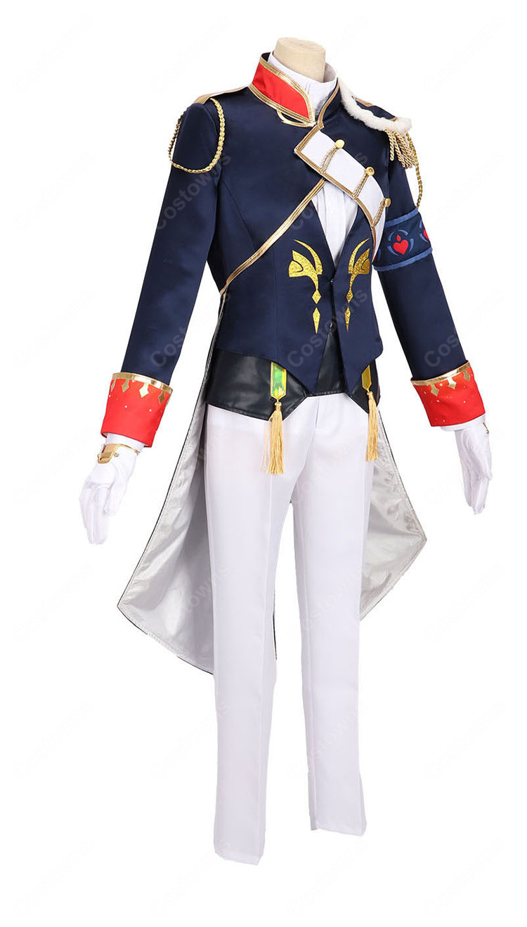 にじさんじ 夢追翔 共通衣装 コスプレ衣装 燕尾服風ジャケット・肩章付き 豪華6点セット VTuber ライブ・イベント・撮影向け-3