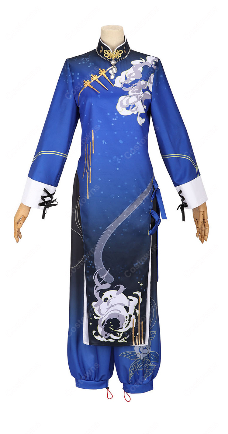 にじさんじ Dytica 2nd Anniversary 小柳ロウ コスプレ衣装 2周年記念 チャイナ風衣装 羽織付き 撮影・イベント向け-4