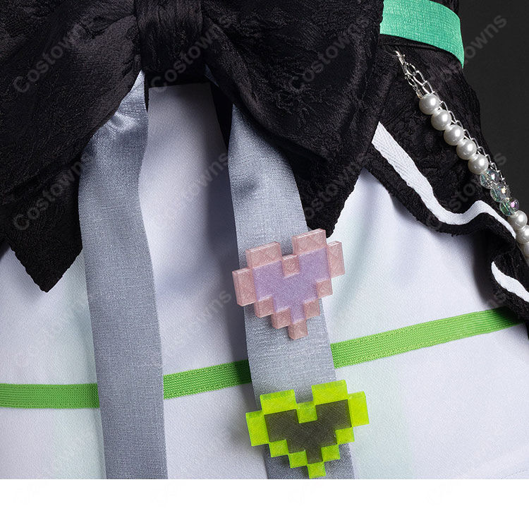 あんさんぶるスターズ!! 桜河こはく MEMEID衣装 コスプレ衣装 メイド風衣装 エプロン・ヘッドドレス・アクセサリー付き あんスタ-7