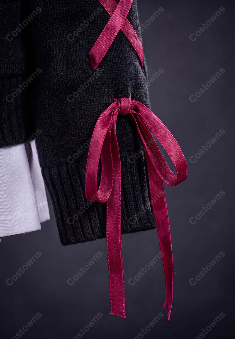 ホロライブEnglish -Advent- 古石ビジュー コンバットアカデミー制服Ver. コスプレ衣装 セーラー服 カーディガン付き 撮影・イベント用-7