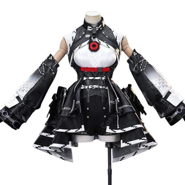 アークナイツ：エンドフィールド ティフォロス コスプレ衣装 角飾り・スカート・ポーチ付き ランタン道具追加購入可 イベント・撮影向け元の画像