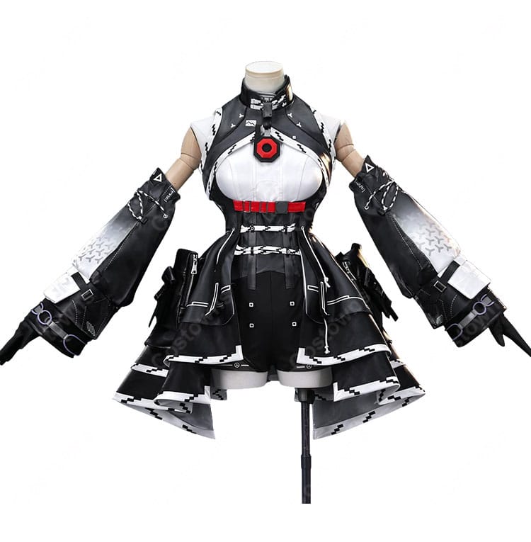 アークナイツ：エンドフィールド ティフォロス コスプレ衣装 角飾り・スカート・ポーチ付き ランタン道具追加購入可 イベント・撮影向け-2