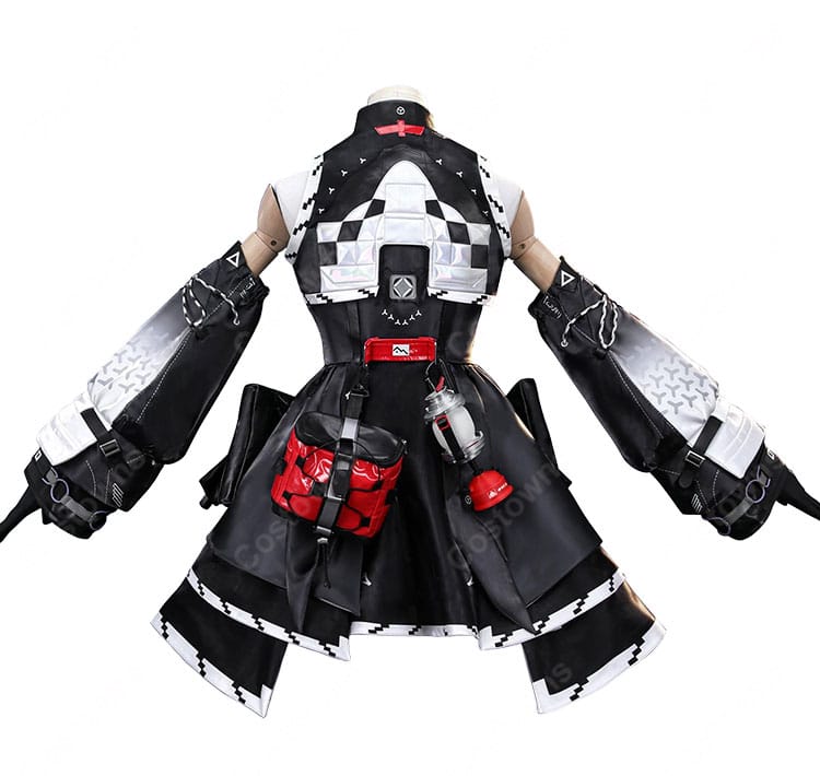 アークナイツ：エンドフィールド ティフォロス コスプレ衣装 角飾り・スカート・ポーチ付き ランタン道具追加購入可 イベント・撮影向け-3