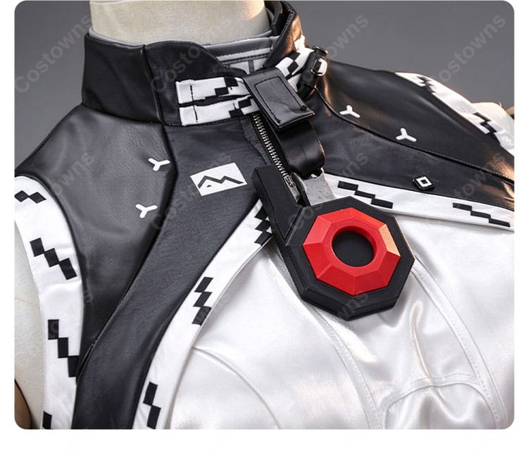 アークナイツ：エンドフィールド ティフォロス コスプレ衣装 角飾り・スカート・ポーチ付き ランタン道具追加購入可 イベント・撮影向け-14