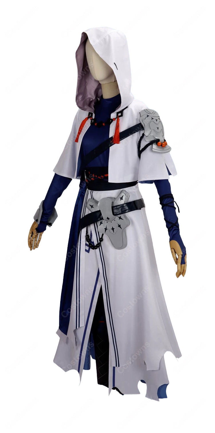 Fate/Grand Order ハサン・サッバーハ(アズライール) 霊基第一段階 コスプレ衣装 フード付きアウター 防具付きセット-4