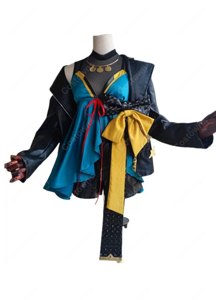 Fate/Grand Order FGO テノチティトラン（トラロック）英霊催装Ver. コスプレ衣装 アウター付き イベント撮影向け-2